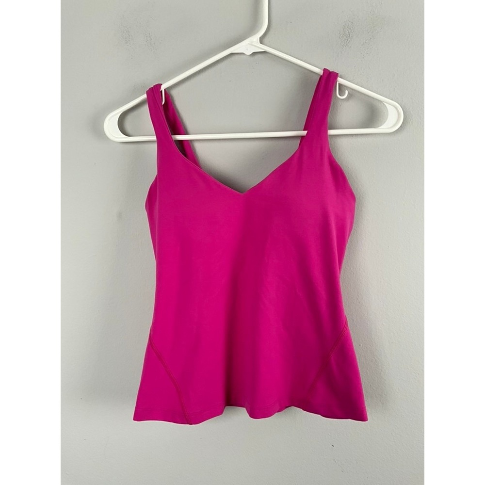 Lululemon Align Tank‎ Top Vibrant Pink Racerback Athletic Tank Size 4